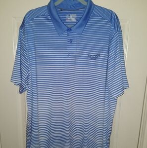 Under Armour Loose Heatgear Short Sleeve Polo Shirt Men's 2XL Sandia Golf Club